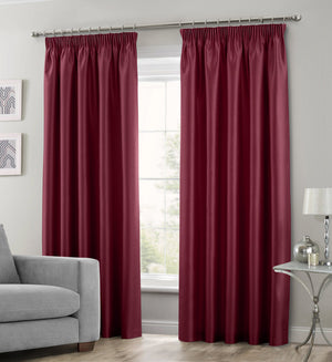 Intimates Faux Silk Pencil Pleat Curtains