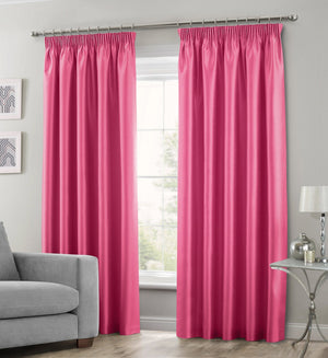 Intimates Faux Silk Pencil Pleat Curtains