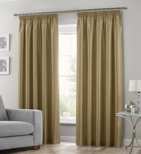 Intimates Faux Silk Pencil Pleat Curtains