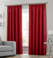 Intimates Faux Silk Pencil Pleat Curtains