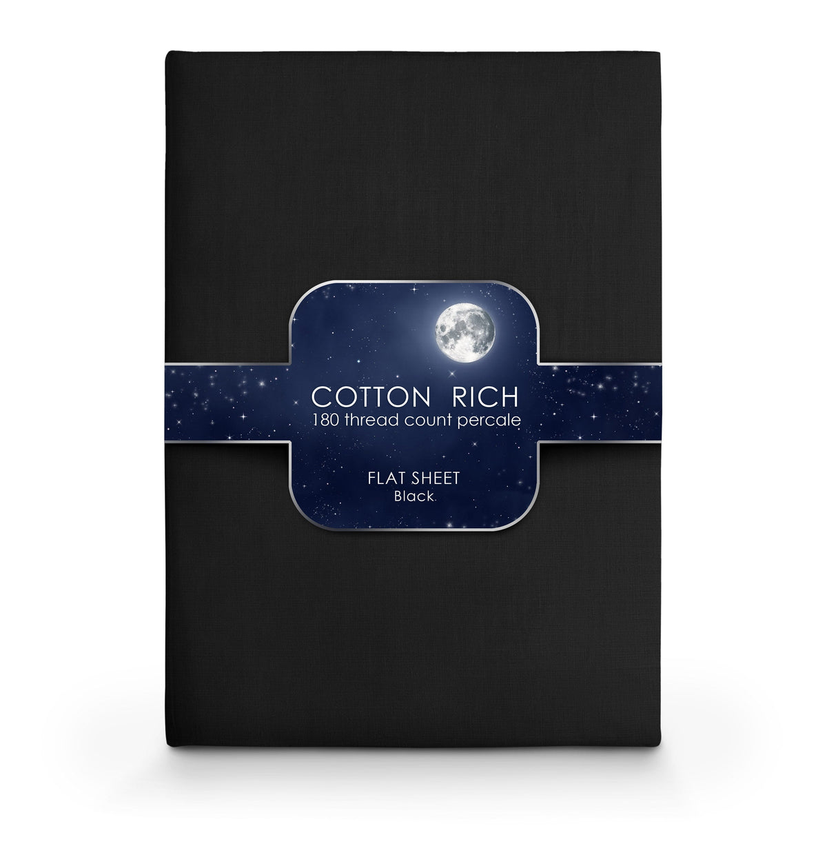 Velosso Plain Dyed Cotton Rich Flat Sheet