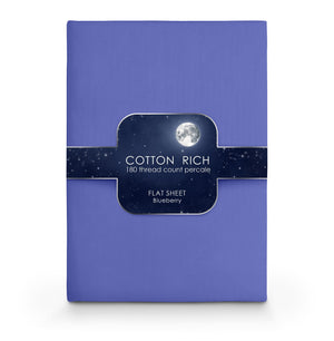 Velosso Cotton Rich Pecale Plain Dyed Valance Sheet