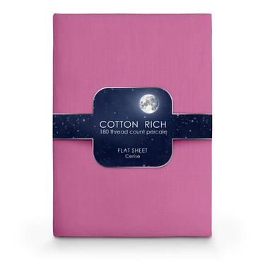 Velosso Cotton Rich Pecale Plain Dyed Valance Sheet