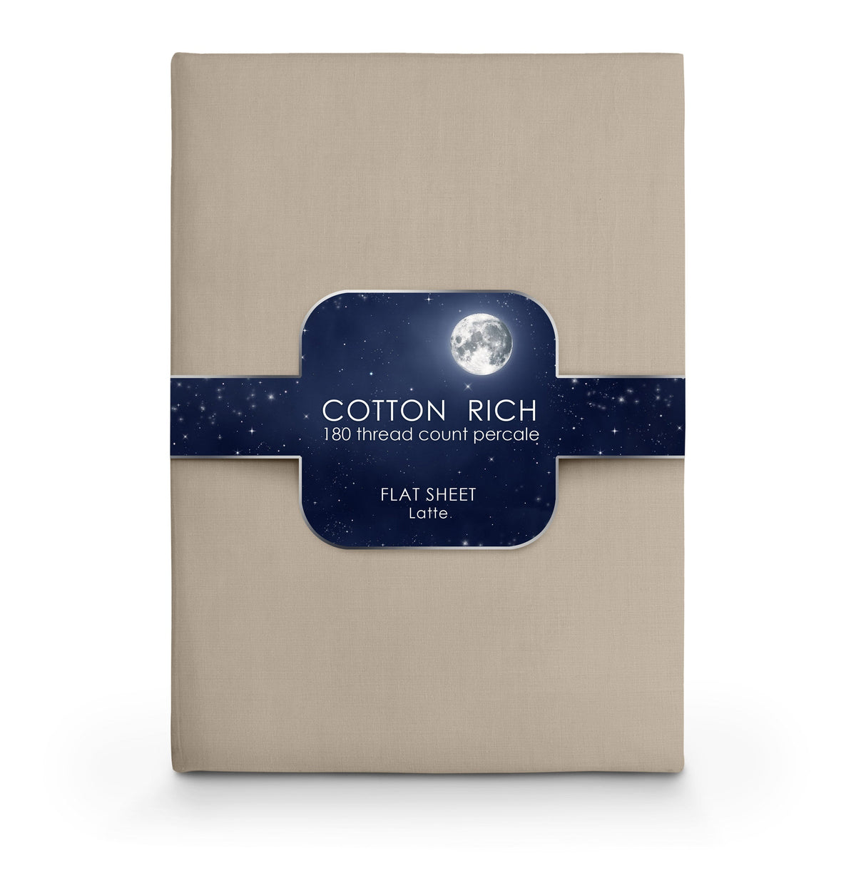 Velosso Plain Dyed Cotton Rich Flat Sheet