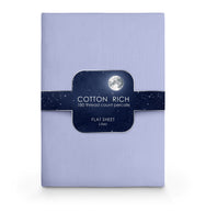Velosso Plain Dyed Cotton Rich Flat Sheet