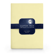 Velosso Cotton Rich Pecale Plain Dyed Valance Sheet