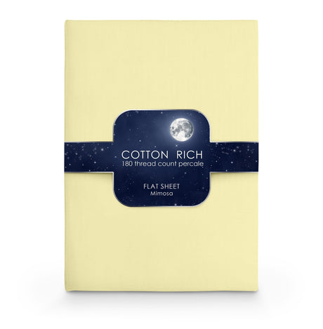 Velosso Cotton Rich Pecale Plain Dyed Valance Sheet