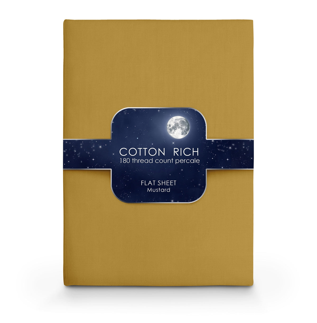 Velosso Plain Dyed Cotton Rich Flat Sheet
