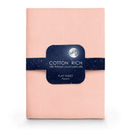 Velosso Cotton Rich Pecale Plain Dyed Valance Sheet