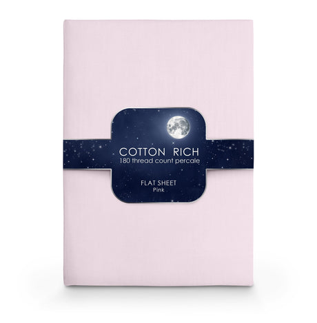 Velosso Cotton Rich Pecale Plain Dyed Valance Sheet