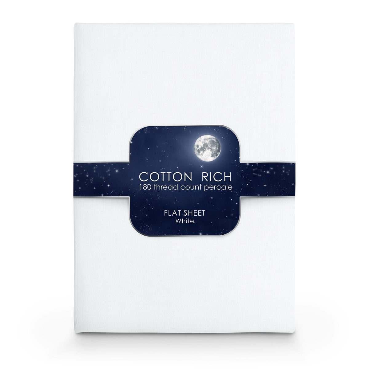 Velosso Plain Dyed Cotton Rich Flat Sheet