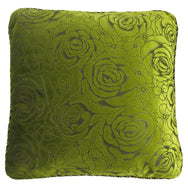 Intimates Flock Rose Cushion