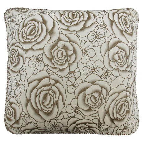 Intimates Flock Rose Cushion