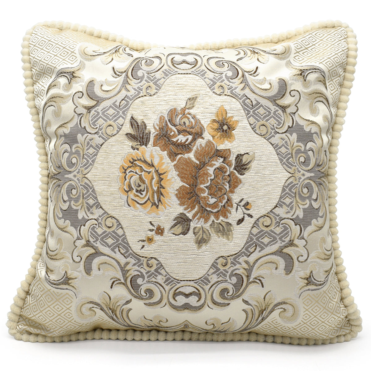 Intimates Jacquard Floral Cushion