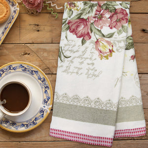 Velosso Floral Printed Cotton Tea Towel