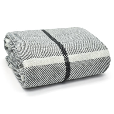 Woven Check Throw 100% Cotton