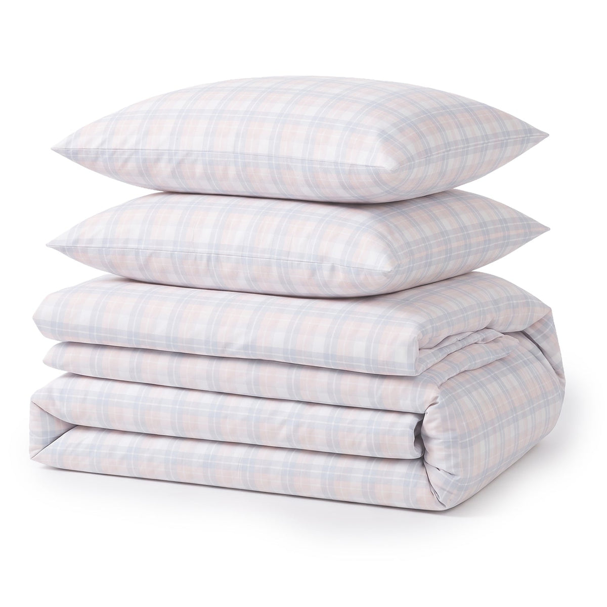 Velosso Hayfield Check Duvet Cover And Pillowcase Set
