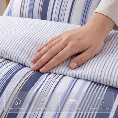 Velosso Henderson Duvet Cover And Pillowcase Set