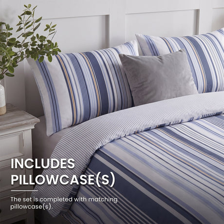 Velosso Henderson Duvet Cover And Pillowcase Set
