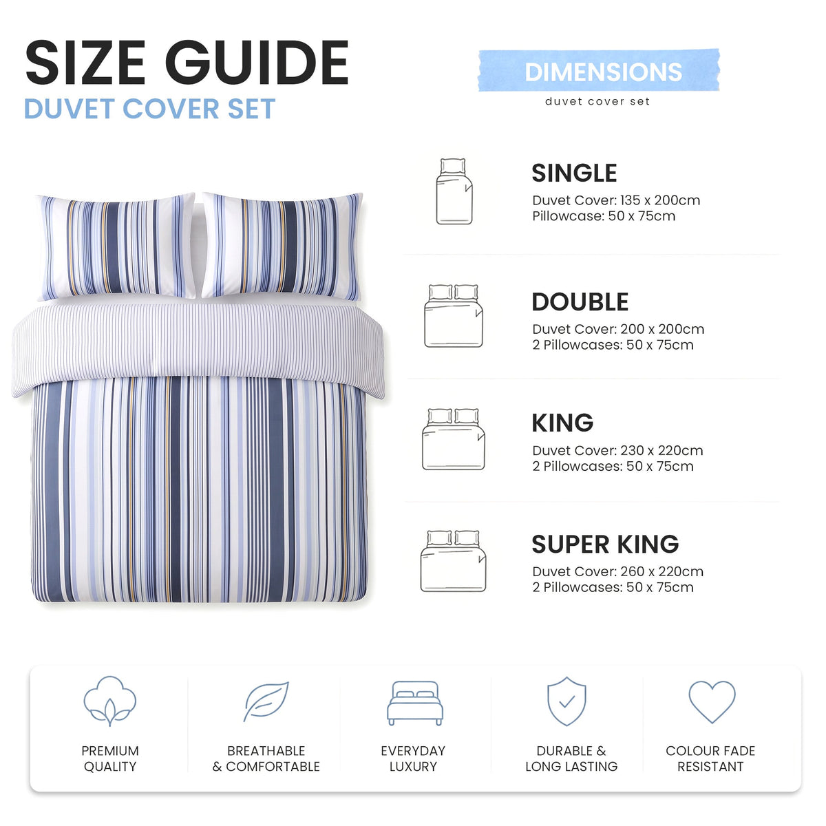 Velosso Henderson Duvet Cover And Pillowcase Set