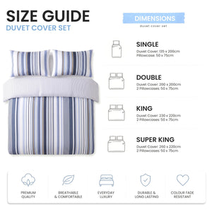 Velosso Henderson Duvet Cover And Pillowcase Set