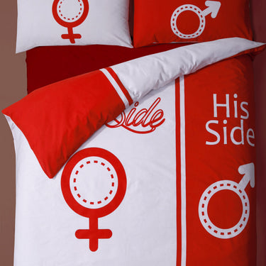 His & Hers Duvet Cover & Pillowcase Set