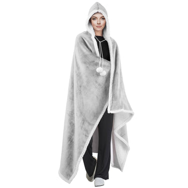 Pom Pom Hooded Blanket