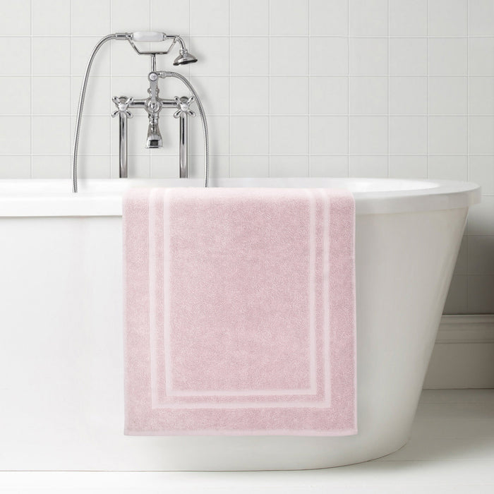 Luxury Pure Cotton 750gsm Blush Pink Bath Mat