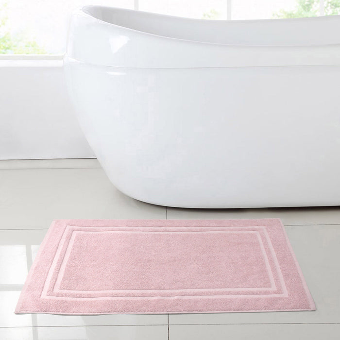 Luxury Pure Cotton 750gsm Blush Pink Bath Mat