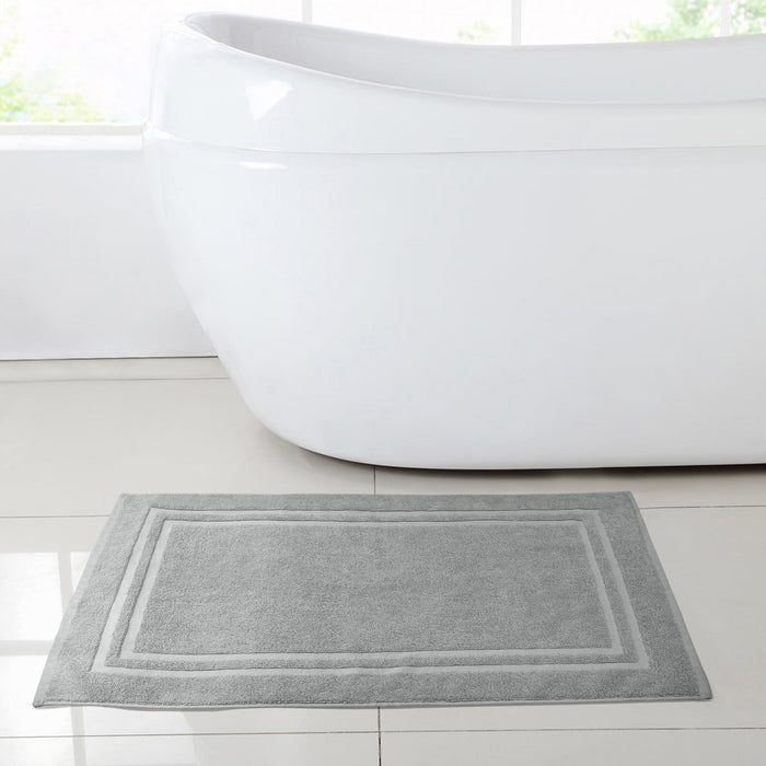 Luxury Pure Cotton 750gsm  Grey Bath Mat