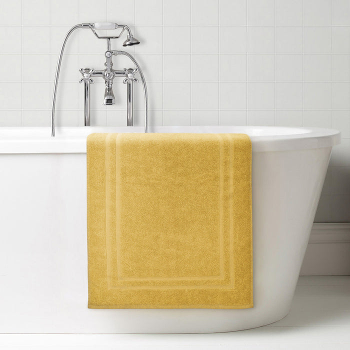 Luxury Pure Cotton 750gsm Ochre Bath Mat