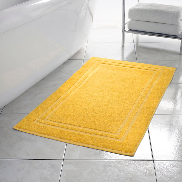 Luxury Pure Cotton 750gsm Ochre Bath Mat