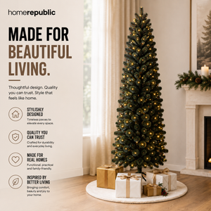 Home Republic Half Christmas Tree With Led Lights