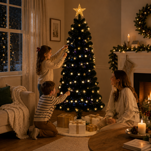 Home Republic Christmas Tree With Star Led Lights