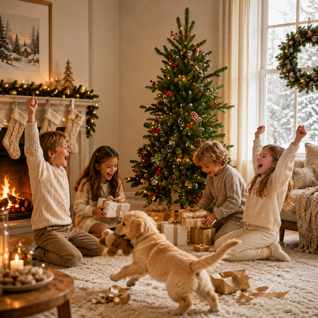 Home Republic Decorated Christmas Tree With Acorns And Berries