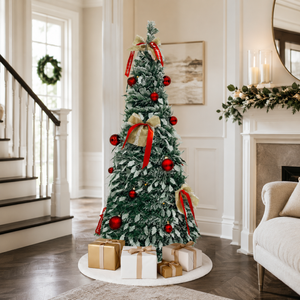 Home Republic Decorated Christmas Tree With Bows & Ribbons