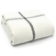 Velosso Woven Check Throw 100% Cotton