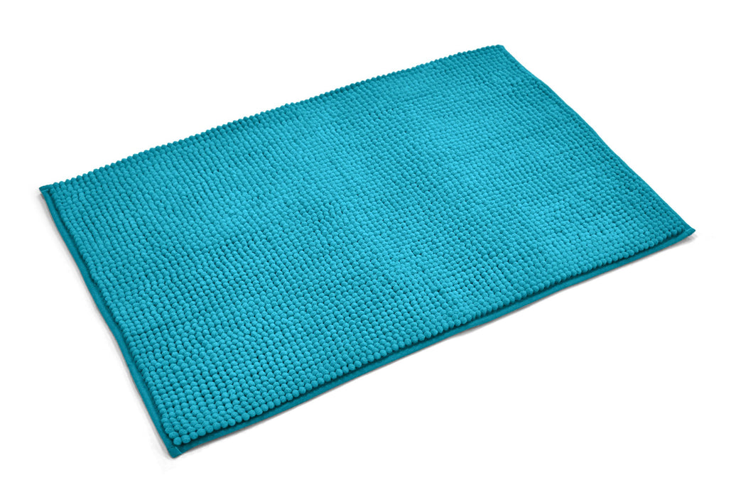 Luxury Non-Slip Soft Jade Bath Mat Shaggy Noodle Super Absorbent Microfiber Bathroom Mat