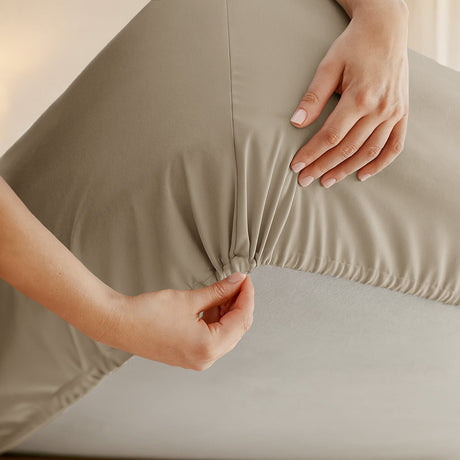 Velosso Jumbo Cord Faux Rabbit Fur Fitted Sheet