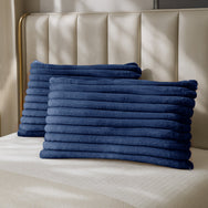 Velosso Jumbo Cord Faux Rabbit Pillowcase Pair