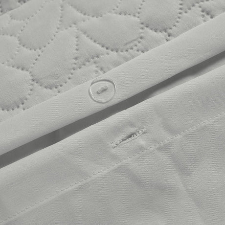 Velosso Kinsley Embossed Pattern Duvet Cover And Pillowcase Set