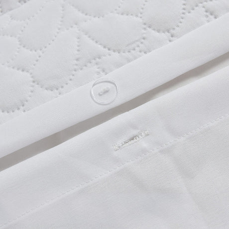 Velosso Kinsley Embossed Pattern Duvet Cover And Pillowcase Set