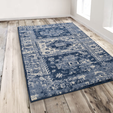 Kivek Floor Rug Low Pile, Geometric, Anti Slip