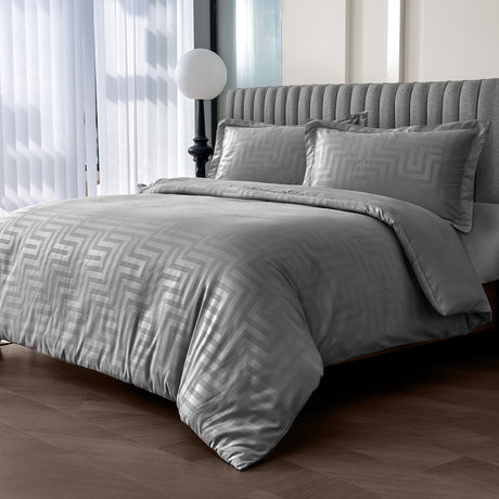 Velosso Larson Stripe Duvet Cover & Pillowcase Set