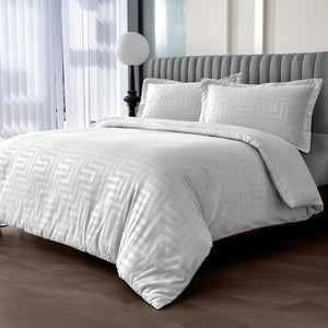 Velosso Larson Stripe Duvet Cover & Pillowcase Set