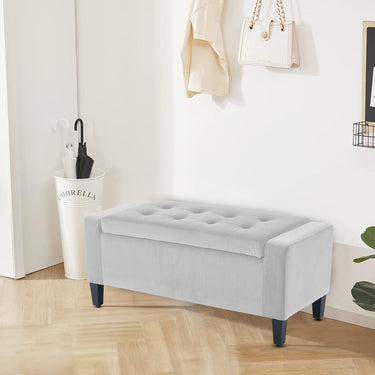 Luna Velvet Storage Seat