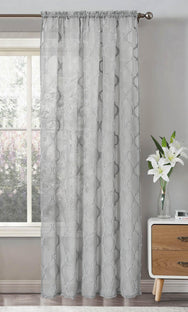 Intimates Tufted Lattice Voile Panel
