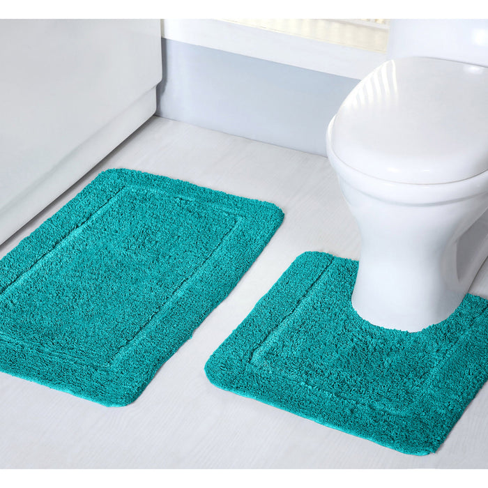 Mayfair Jade Bath Mat Anti-Slip Microfibre