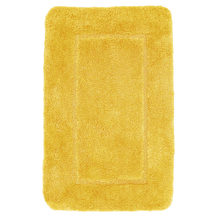 Mayfair Ochre Bath Mat Anti-Slip Microfibre