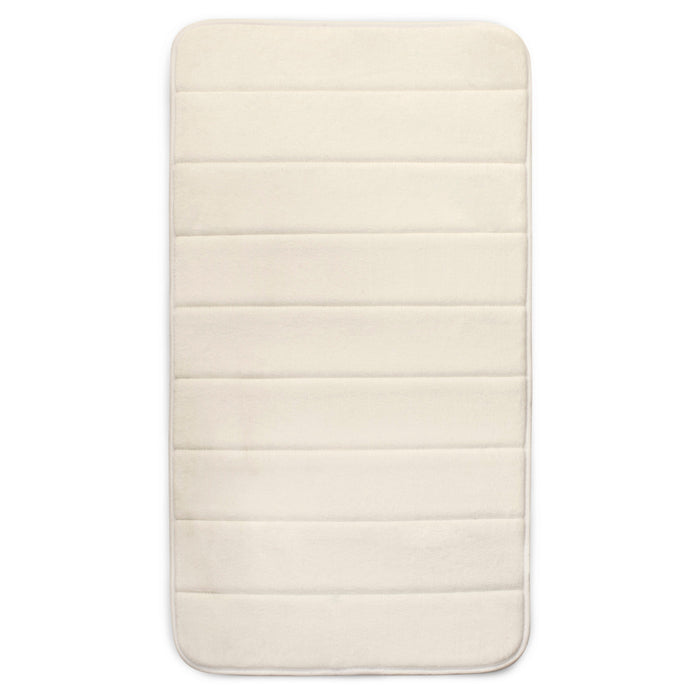 Memory Foam Cream Bath Mat Anti-Slip